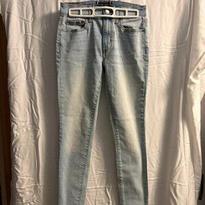 Aéropostale Light Washed Skinny Jean-Jeggings (size: 2 regular)
